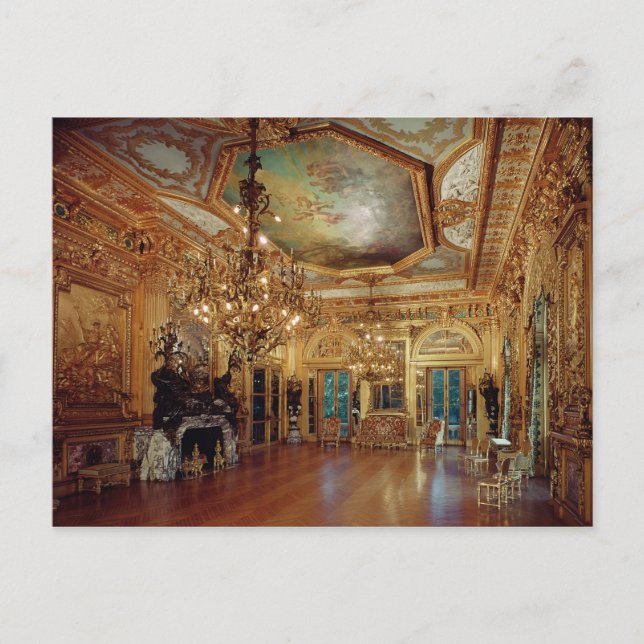 Carte Postale Intérieur de la salle de musique (Devant)