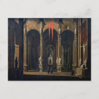 Intérieur de l'église de Naples Peinture baroque f