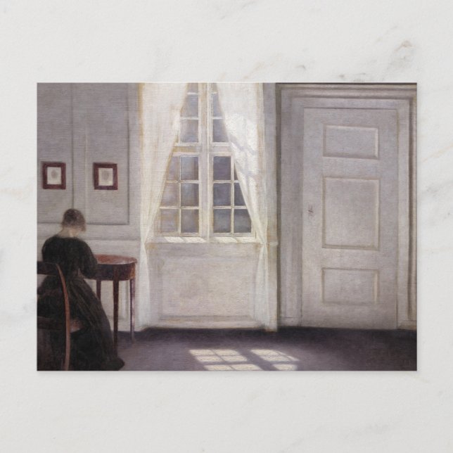 Carte Postale Intérieur de Strandgade, Lumière du soleil sur le  (Devant)