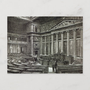 Carte Postale Intérieur des Chambres du Parlement, Vienne