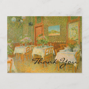 Carte Postale Intérieur d'un restaurant de Van Gogh