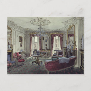 Carte Postale Intérieur d'un salon