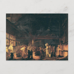 Carte Postale Intérieur d'une forge, 1771