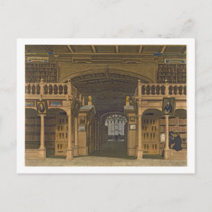 Carte Postale Interior of the Bodleian Library, illustration fro