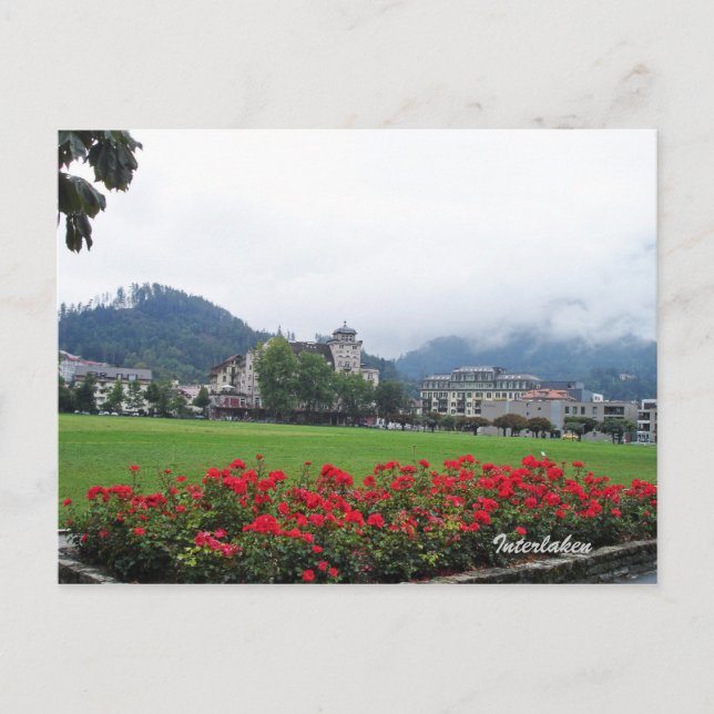 Carte Postale Interlaken, Suisse (Devant)