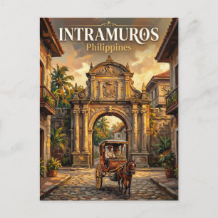 Carte Postale Intramuros Philippines