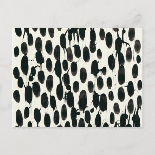 Carte Postale Invariable I Aquarelle noire