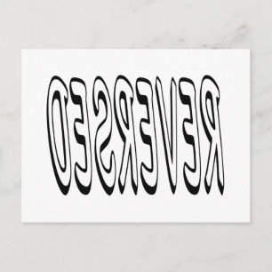 Carte Postale Inversé