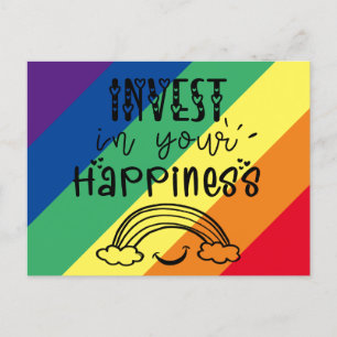 Carte Postale Investissez dans votre bonheur