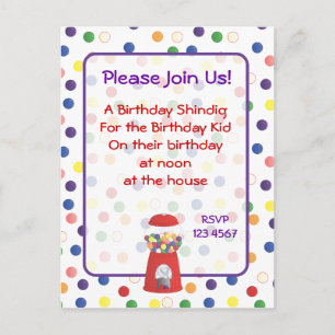 Carte Postale Invitation