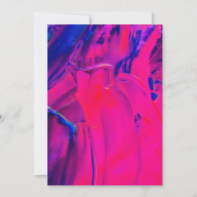 Carte postale Invitation 5" x 7" (Devant)