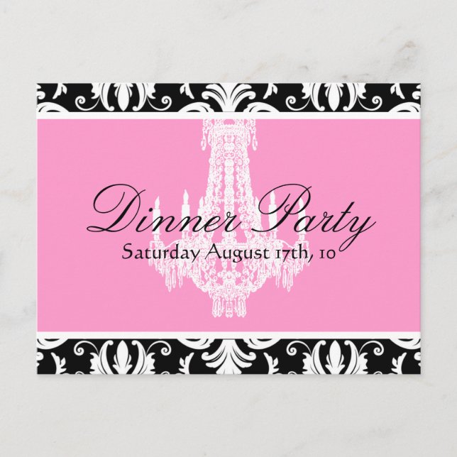 Carte Postale Invitation à dîner (Devant)