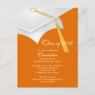 Carte Postale Invitation à la cérémonie de remise des diplômes d