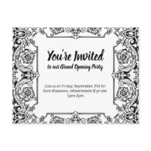 Invitation à la grande soirée d'ouverture
