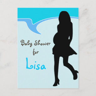 Carte Postale Invitation baby shower