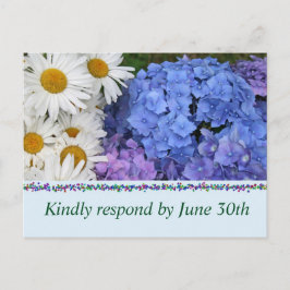 Carte postale Invitation de douche nuptiale