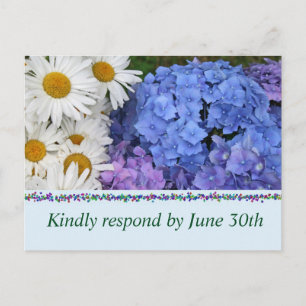 Carte postale Invitation de douche nuptiale
