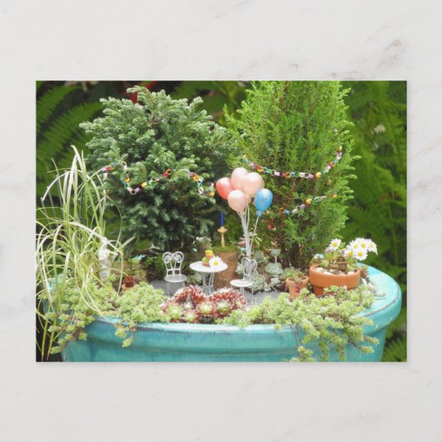 Carte postale Invitation de fête (Devant)