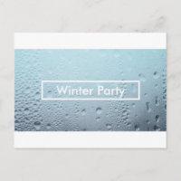 invitation de la fenêtre d'hiver