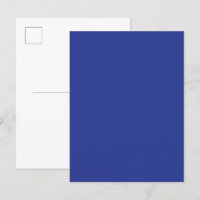 Invitation de mariage minimale en bleu profond