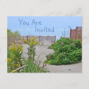 Carte Postale Invitation de plage