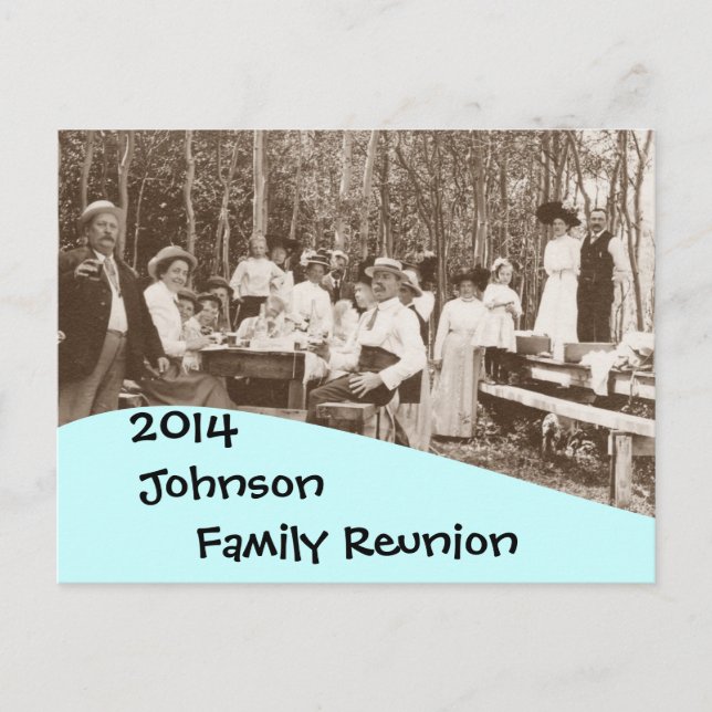 Carte postale Invitation de réunion de famille de  (Devant)