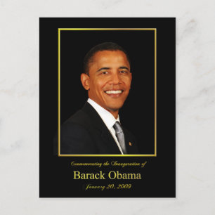 Carte postale Invitation d'Obama