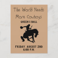 Invitation du bal de la reine