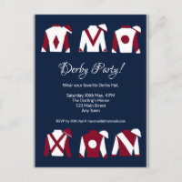 Carte postale Invitation du Parti du Kentucky Derb