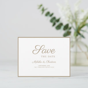 Carte Postale Invitation Enregistrer La Date.