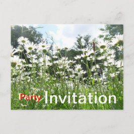 Carte postale Invitation Fleurs Faisy