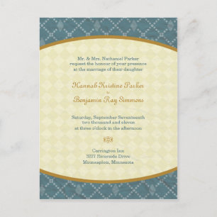 Carte Postale Invitation Hannah