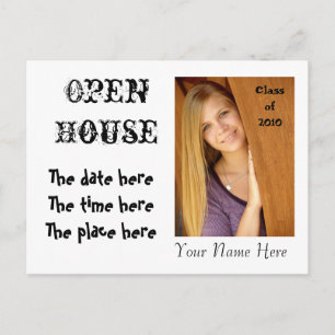 Carte Postale Invitation Open House - vous le concevez - Customi