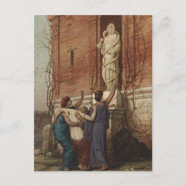 Carte Postale Invocation à la déesse Hygieia, 1862 (Devant)