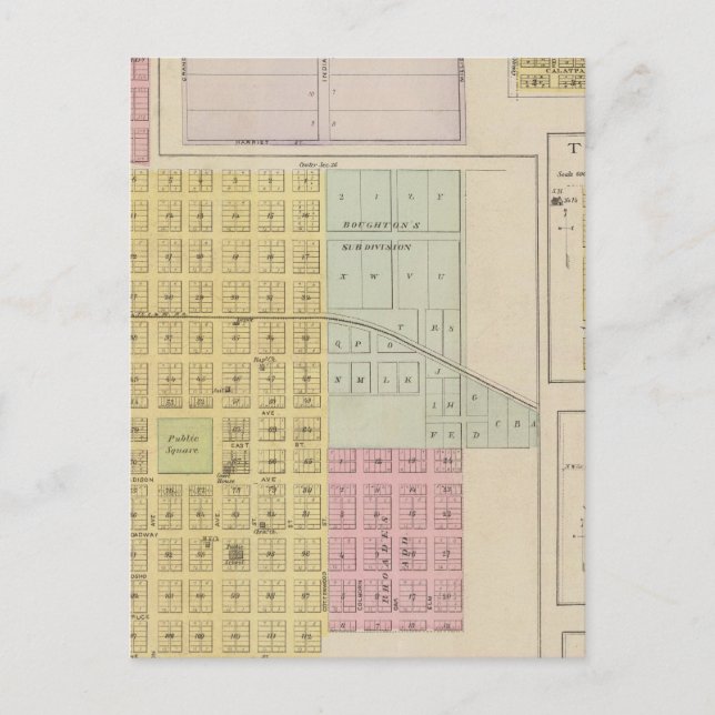 Carte Postale Iola, Torrance et Kellogg, Kansas (Devant)