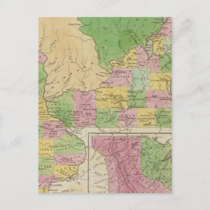 Carte Postale Iowa Et Wisconsin