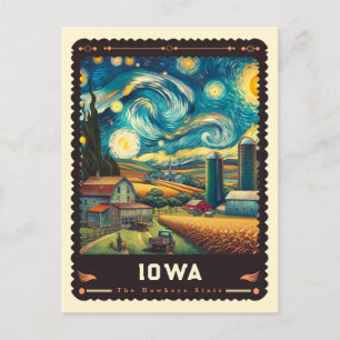 Carte Postale Iowa   Vincent Van Gogh inspiré