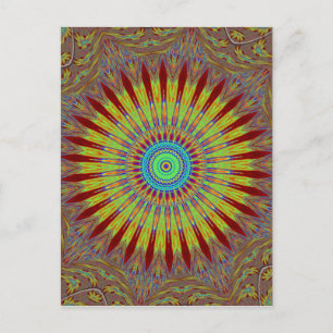 Carte Postale Iran tapis Africain ethnie tribale motif.jpg