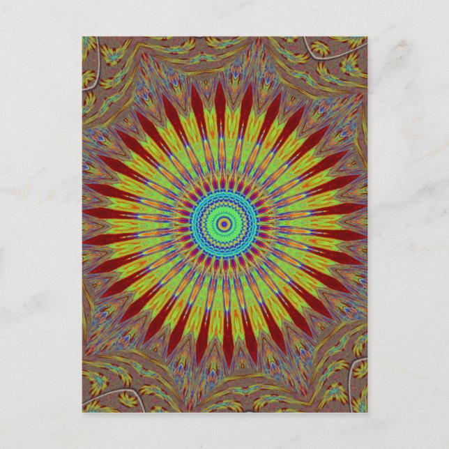 Carte Postale Iran tapis Africain ethnie tribale motif.jpg (Devant)