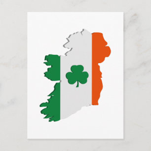Carte Postale Ireland map