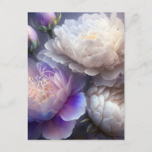 Carte Postale Iridescente Soft Focus Flower Spectrum Bunch