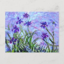 Carte postale Iris Lilas de Monet