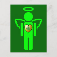 Carte postale Irish Angel