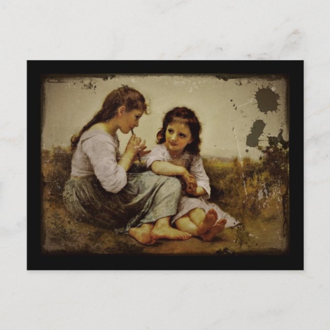 Carte Postale Irlandais Penny Whistle Girls (Devant)