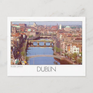 Carte Postale Irlande Dublin River Liffey (St.K.)