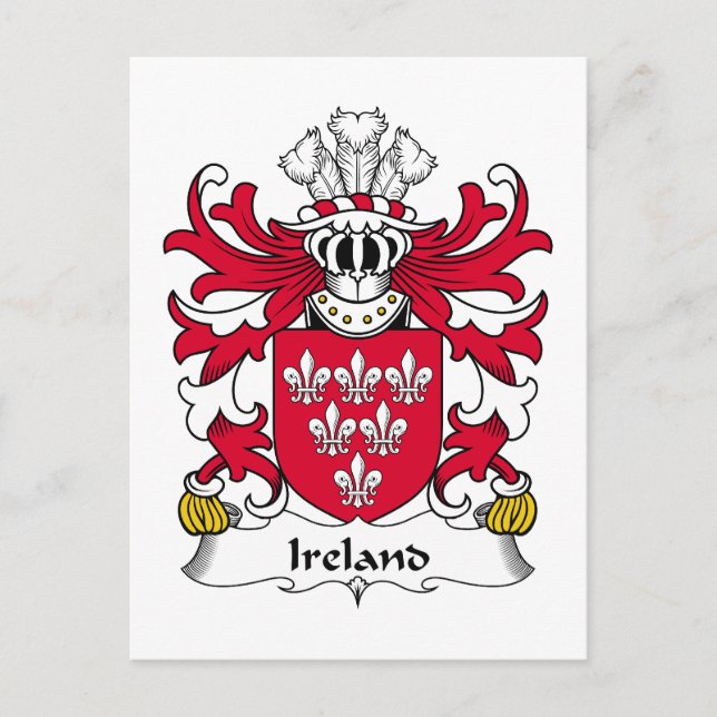 Carte Postale Irlande Family Crest (Devant)