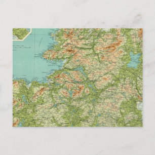 Carte Postale Irlande, section nord