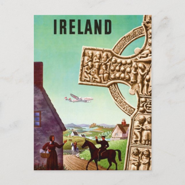 Carte Postale Irlande vintage - (Devant)