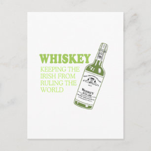 CARTE POSTALE IRLANDE WHISKEY
