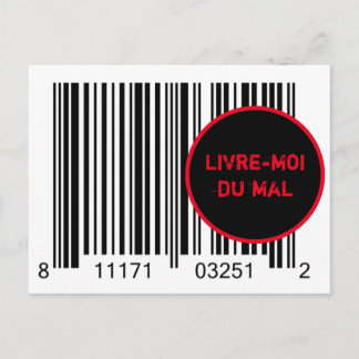 Carte Postale Ironème "Livre-moi du mal"
